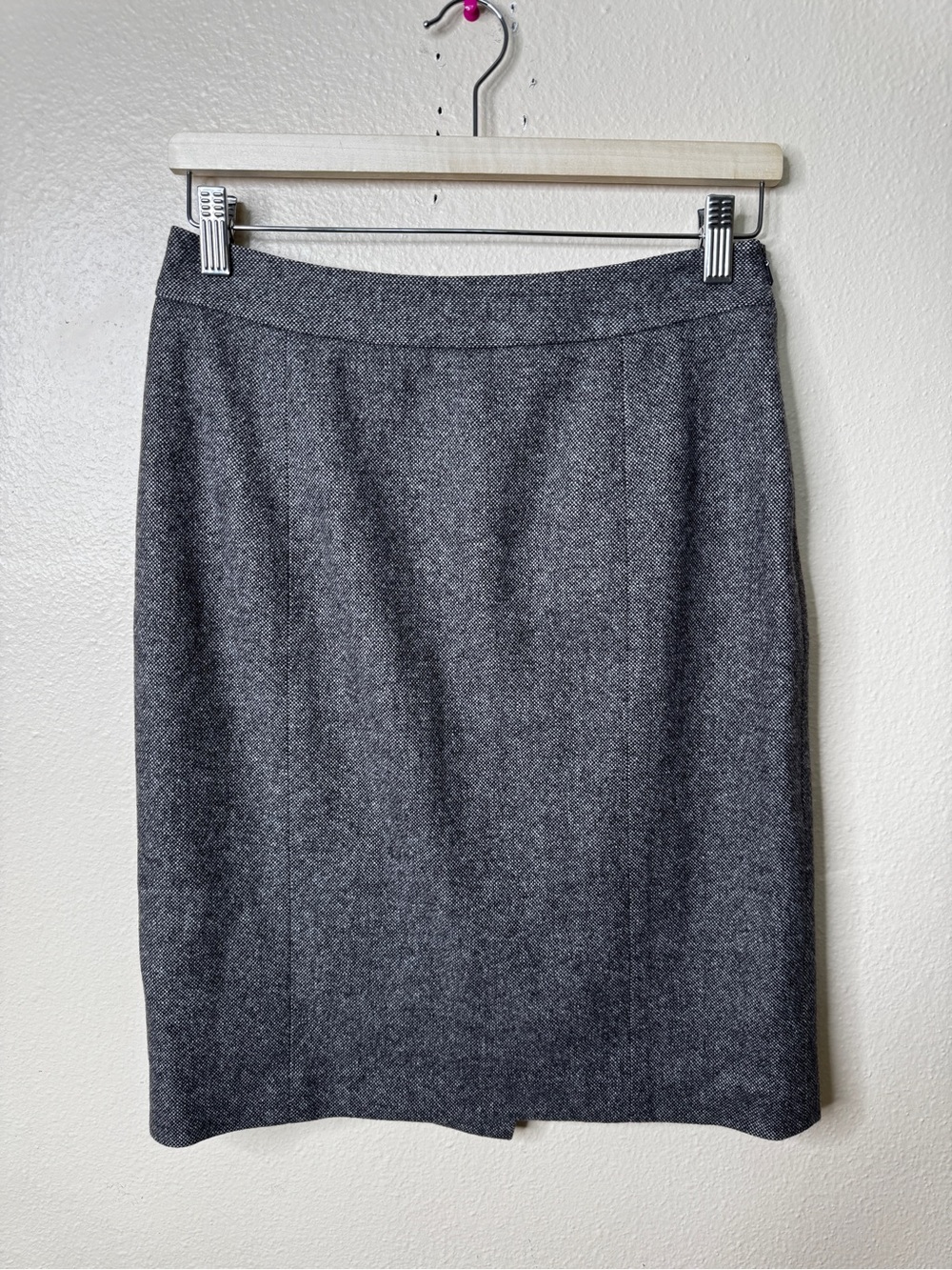 Brooks Brothers 346 Womens Size 4 Gray Wool Blend Pencil Skirt Workwear